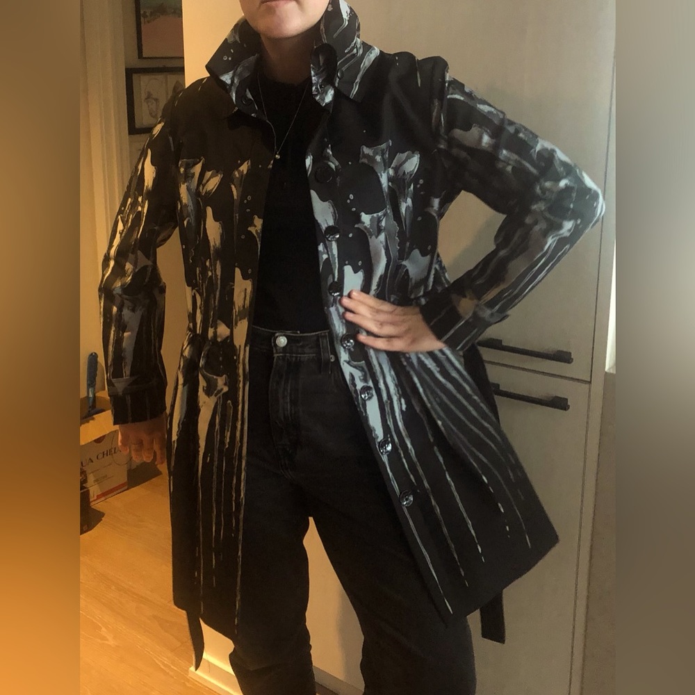 Samuel Dong dress coat, water resistant size M
